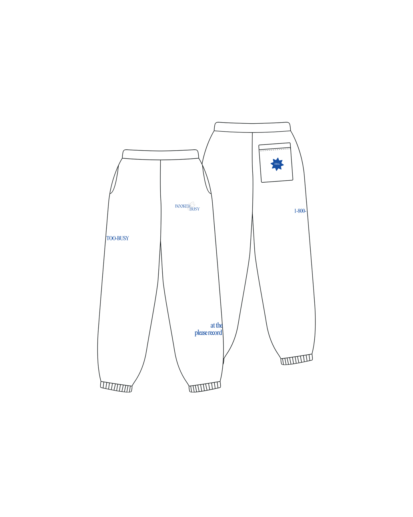 too busy oversized sweatpants