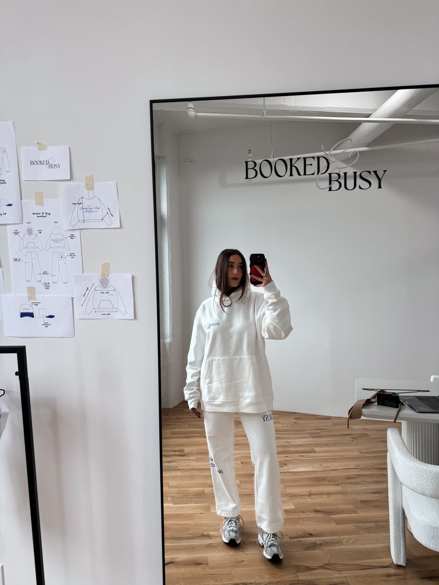 too busy oversized hoodie