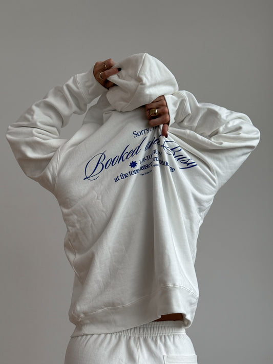 too busy oversized hoodie