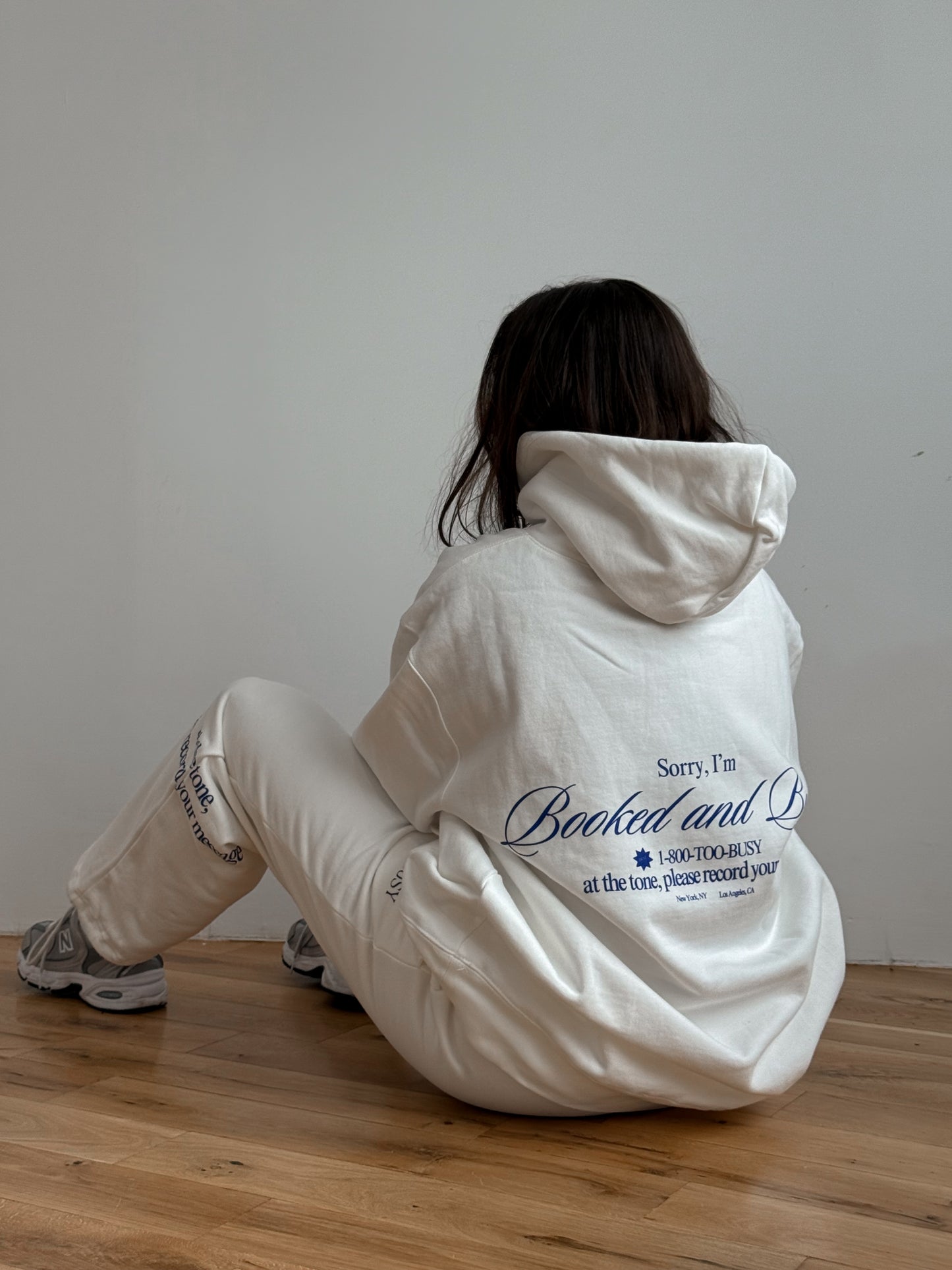 too busy oversized hoodie